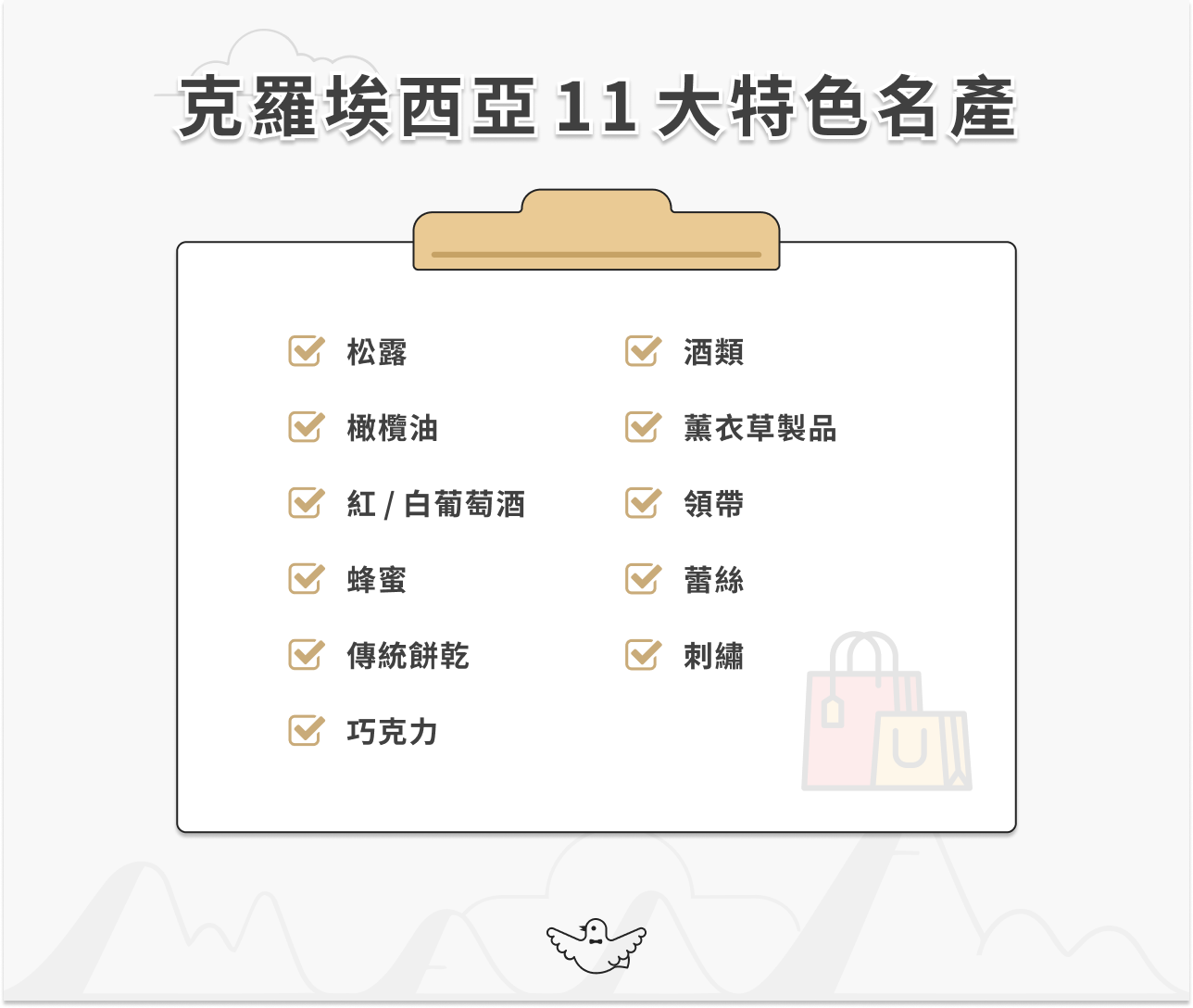 克羅埃西  亞 10 大特色名產